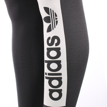 legginsy sportowe damskie ADIDAS TIGHTS / szare