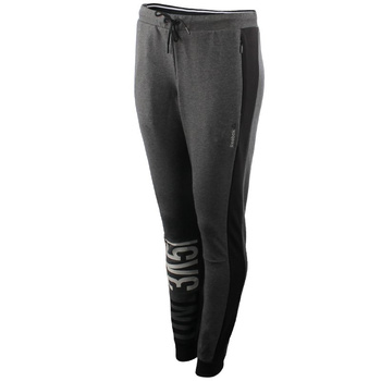 spodnie sportowe damskie REEBOK WORKOUT READY/ szaro-czarne