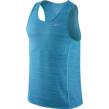 koszulka do biegania męska NIKE DRI-FIT COOL MILER SINGLET / 718346-418