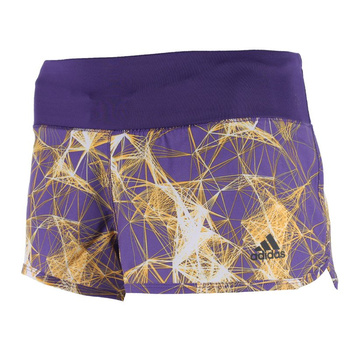 spodenki sportowe damskie ADIDAS GYM SHORT ALLOVER PRINTED / AY7272