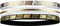 opaska sportowa damska NIKE METALLIC HEADBANDS  x3 sztuki