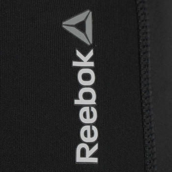 legginsy sportowe damskie 3/4 REEBOK WORKOUT  CAPRI / czarne / rozmiar XS wyprzedaż
