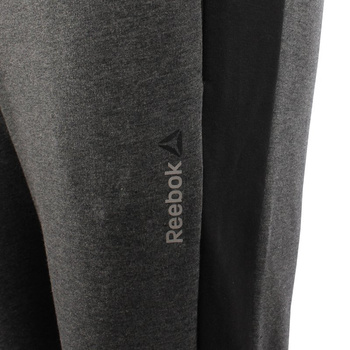 spodnie sportowe damskie REEBOK WORKOUT READY/ szaro-czarne