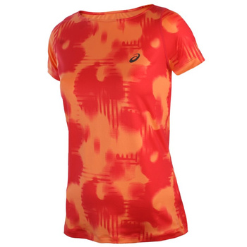 koszulka do biegania damska ASICS FUZEX PRINTED SHORT SLEEVE TOP / 129974-2070