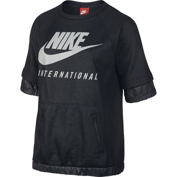 bluza sportowa damska NIKE INTERNATIONAL TOP SHORT SLEEVE / 802356-010