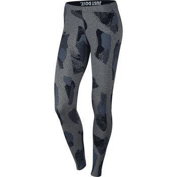 legginsy damskie NIKE LEGGING ALLOVER / szare