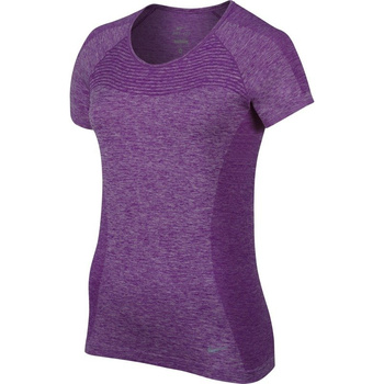 koszulka do biegania damska NIKE DRI-FIT KNIT / 718569-556