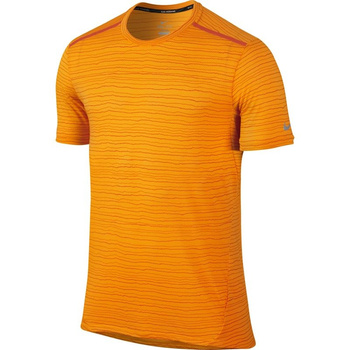 koszulka do biegania męska NIKE DRI-FIT COOL TAILWIND STRIPE SHORT SLEEVE  / 724809-868