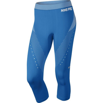 legginsy termoaktywne damskie 3/4 NIKE PRO HYPERCOOL LIMITLESS CAPRI / 725635-435