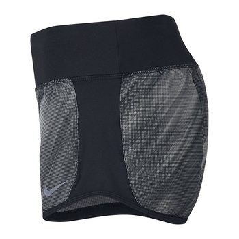 spodenki do biegania damskie NIKE DRY SHORT CREW PRINT / 831292-010