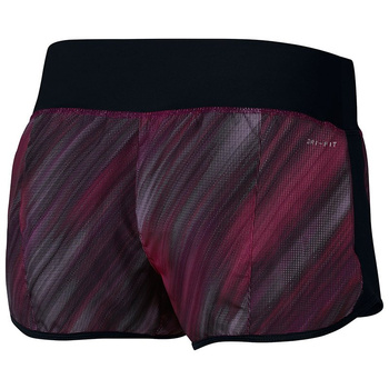 spodenki do biegania damskie NIKE DRY SHORT CREW PRINT / 831292-665