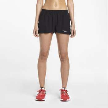 spodenki do biegania damskie SAUCONY ENDORPHIN SPLIT SHORT 2IN / SAW800086-BK