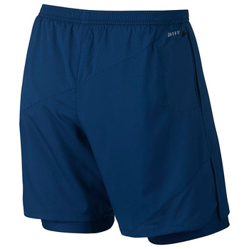 spodenki do biegania męskie NIKE 7IN DISTANCE FLEX 2-IN-1  SHORT / 834222-429