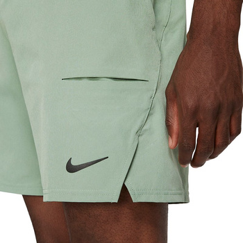 spodenki tenisowe męskie NIKE COURT FLEX ADVANTAGE SHORT 7IN / zielone
