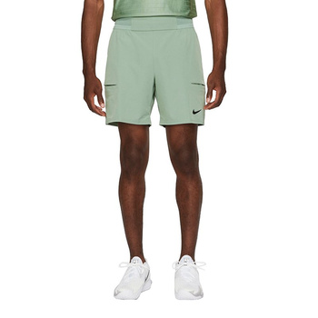 spodenki tenisowe męskie NIKE COURT FLEX ADVANTAGE SHORT 7IN / zielone