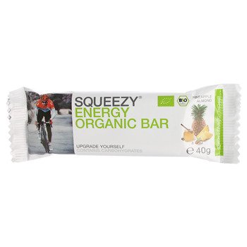 suplement SQUEEZY ENERGY ORGANIC BAR pineapple, almond / 40g