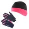 rękawiczki i czapka do biegania damskie NIKE RUN DRI-FIT BEANIE/GLOVE SET / NRC01-067